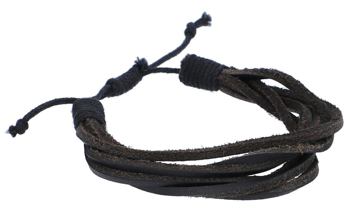 Armband Läderarmband Läderaccessoar Smycke i svart Läder
