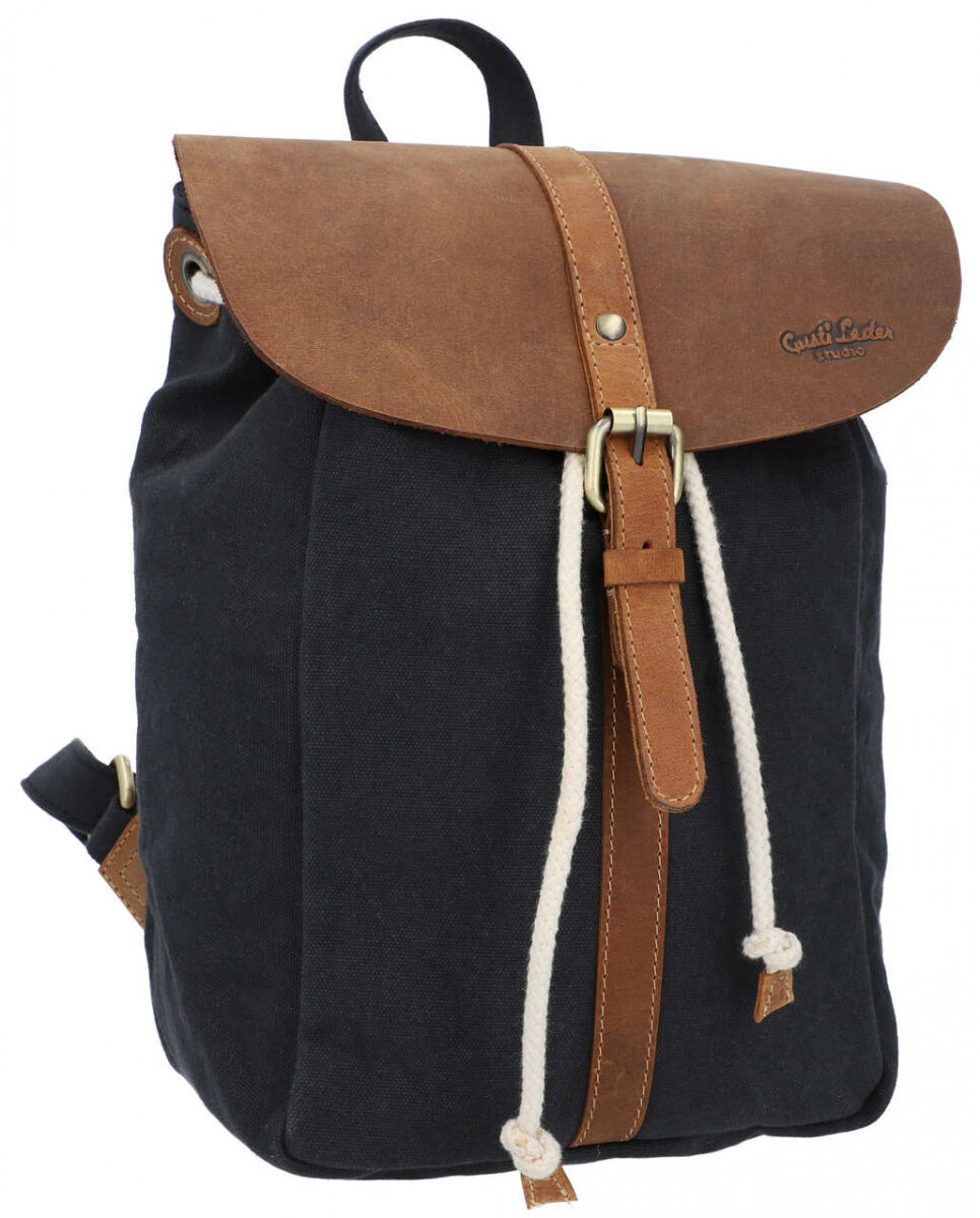 Vintage city backpack with water-resistant interior