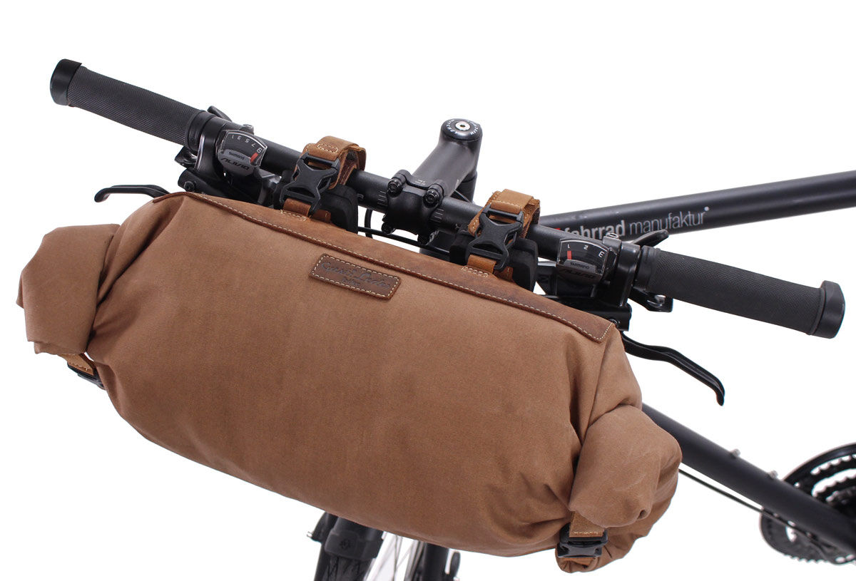 gemakkelijk niezen Emigreren fietstas stuurtas met bevestiging grote tas bruin leer - Pedro D.