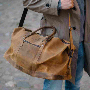 Leather travel bag “Ruben” at